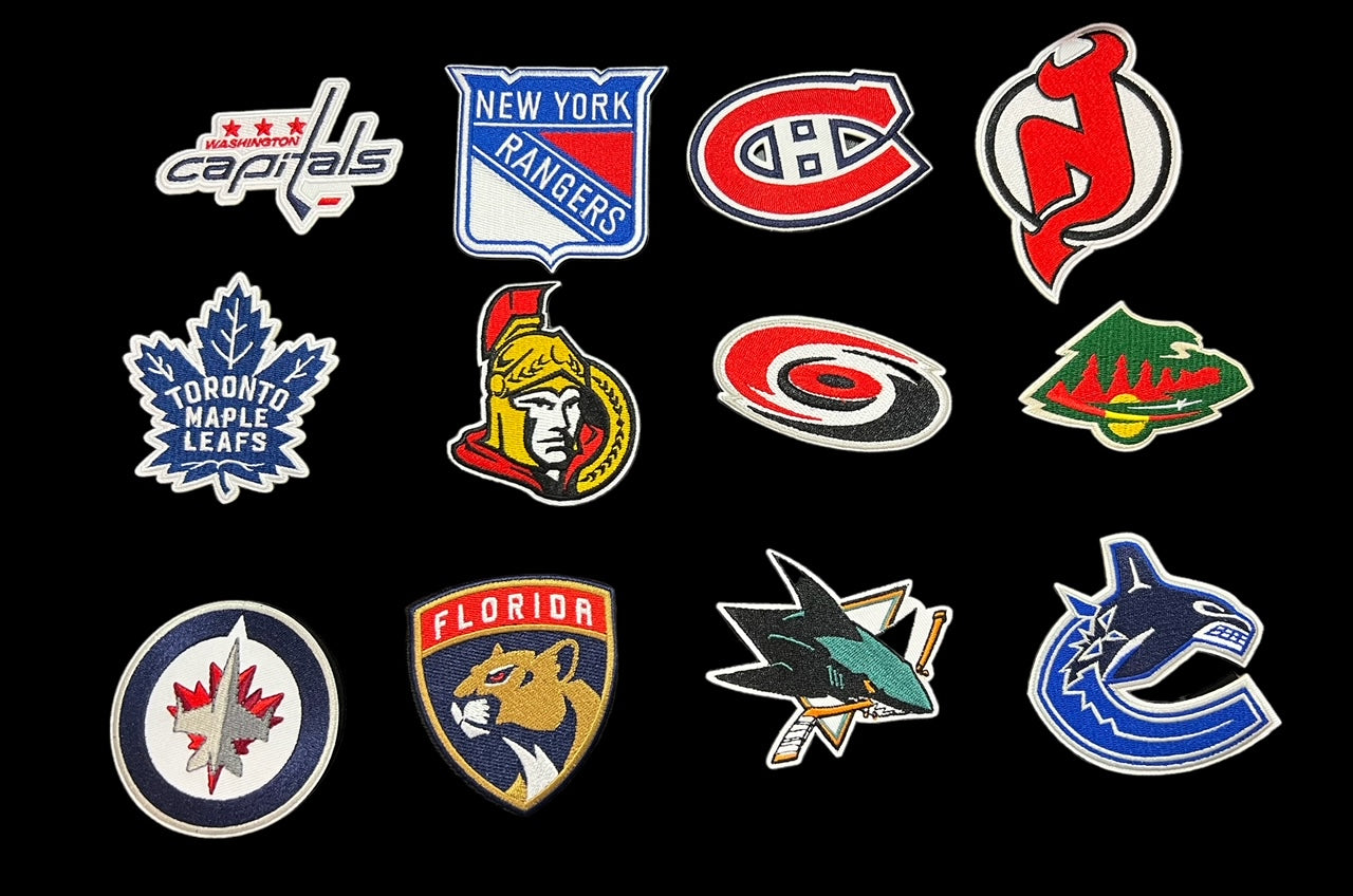 Jets Hockey Embroidery Logo Iron On | Patches |  Clothes Applique Hockey Patches