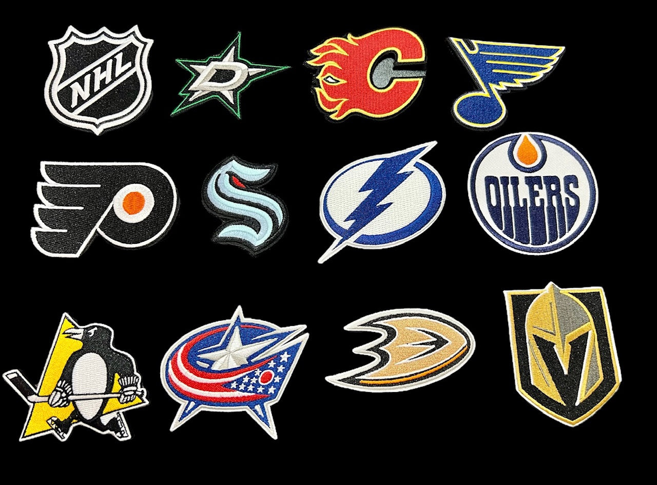 Jets Hockey Embroidery Logo Iron On | Patches |  Clothes Applique Hockey Patches