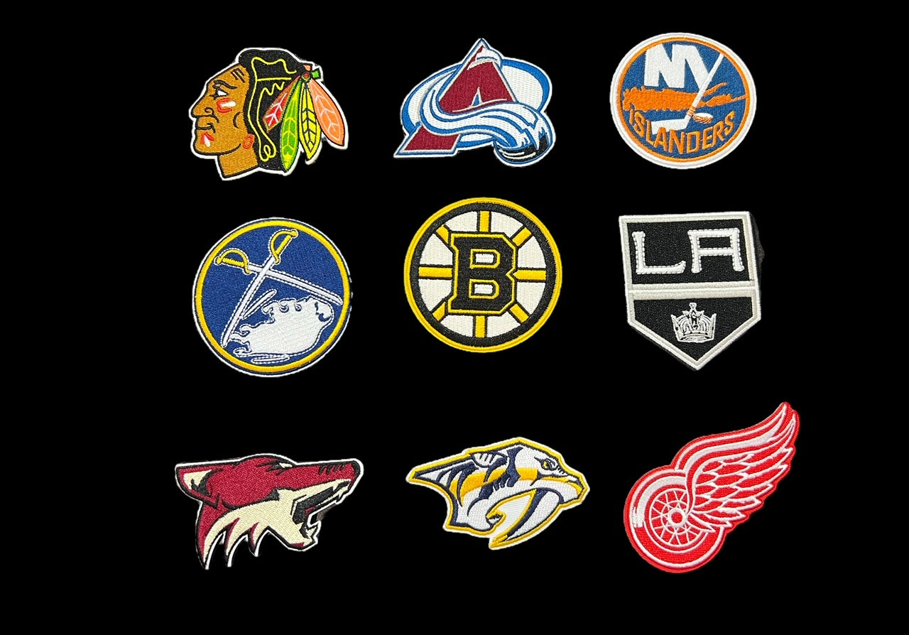 Oilers Hockey Embroidery Logo Iron On | Patches |  Clothes Applique Hockey Patches